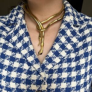 Zara Gold snake jewelry one piece endless looks